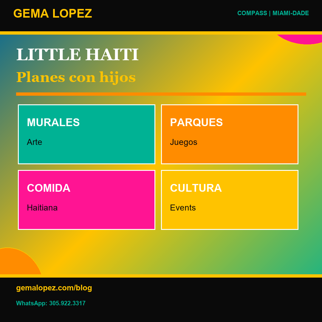 Qué hacer en Little Haiti con tus hijos